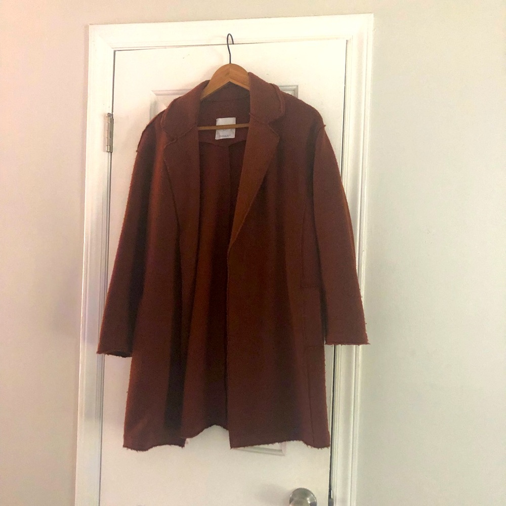 Mango Rust Brown Coat